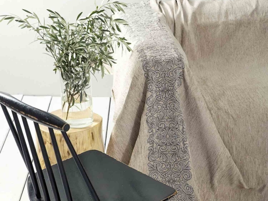 Ριχτάρι Aileen Ivory Nima Διθέσιο 180x240cm Ακρυλικό-Πολυέστερ