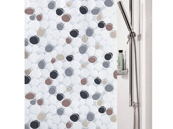 Κουρτίνα Μπάνιου Doro 00994.001 Multi 180X200 cm Spirella 180Πx200Υ 180x200cm PEVA