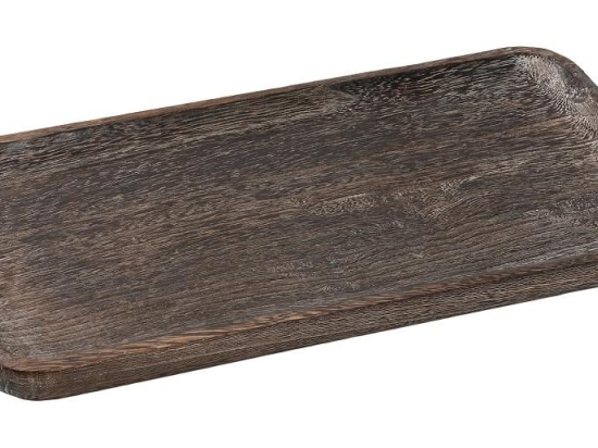 Ξύλινη ορθογώνια πιατέλα 38x20x2 εκ