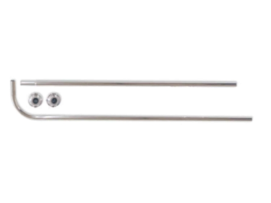Βραχίoνας Μπάνιου Γωνιακός 03316.001 Chrome Φ 20 mm 80Χ80 cm 80X80cm Αλουμίνιο