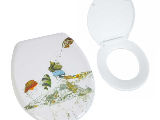 Καπάκι Λεκάνης Goldfish 03631.001 White-Multi Πλαστικό