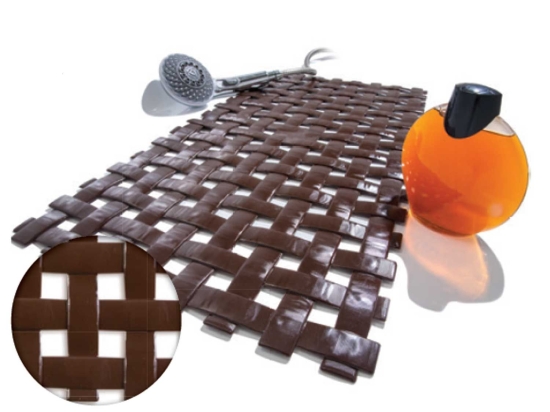 Πατάκι Αντιολισθητικό Plexo 00265.012 Brown 36Χ72 36x72cm PVC