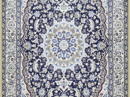 Χειροποίητο Χαλί Persian Nain Wool-Silk 240Χ202 240Χ202cm