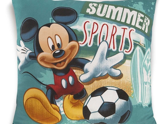 Διακοσμητικό Μαξιλάρι Mickey 06 (Με Γέμιση) DimCol 40Χ40 Πολυέστερ