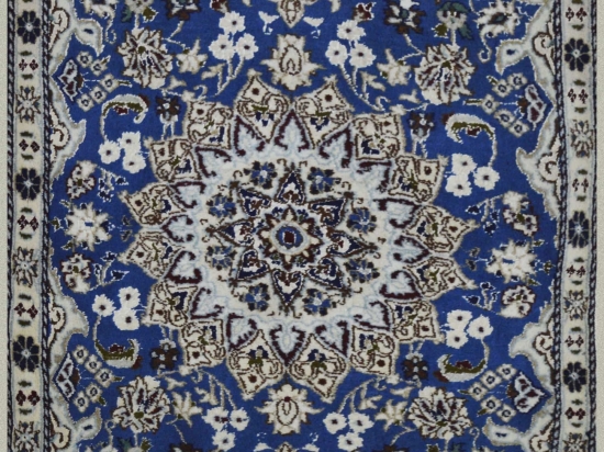 Χειροποίητο Χαλί Persian Nain Wool-Silk 145Χ90 145Χ90cm