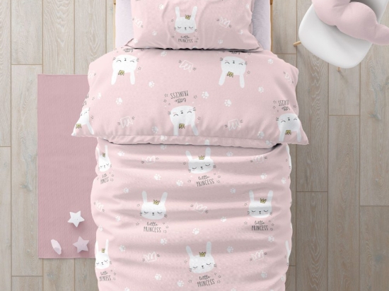 Borea Κουβερλί Kitty Μονό 160 x 220 cm Ροζέ
