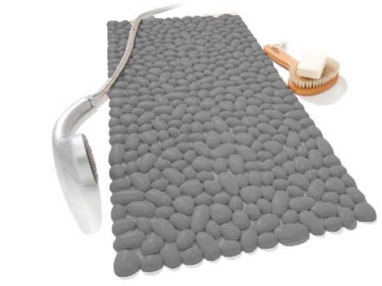Πατάκι Αντιολισθητικό 3D Stones 06030.008 Anthracite 37Χ74 37x74cm PVC