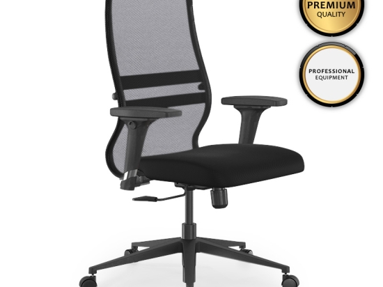 ΚΑΡΕΚΛΑ ΓΡΑΦΕΙΟΥ B2-8D MEGAPAP ΕΡΓΟΝΟΜΙΚΗ ΜΕ ΥΦΑΣΜΑ MESH ΧΡΩΜΑ ΜΑΥΡΟ 68X70X103,5/117,5ΕΚ.