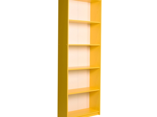 ΒΙΒΛΙΟΘΗΚΗ ΜΕΛΑΜΙΝΗΣ MAX MEGAPAP ΣΕ ΧΡΩΜΑ ΚΙΤΡΙΝΟ 58X23X170ΕΚ.