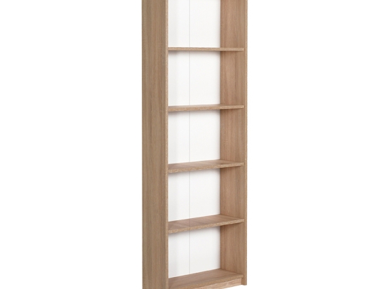 ΒΙΒΛΙΟΘΗΚΗ ΜΕΛΑΜΙΝΗΣ MAX MEGAPAP ΣΕ ΧΡΩΜΑ SONOMA 58X23X170ΕΚ.