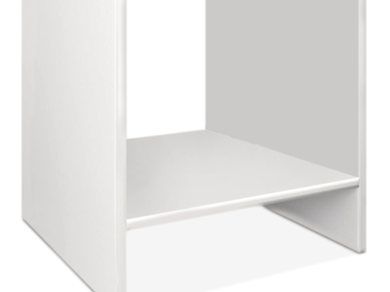 ΚΟΜΟΔΙΝΟ PAVIA MEGAPAP ΑΠΟ ΜΕΛΑΜΙΝΗ ΧΡΩΜΑ ΛΕΥΚΟ 39X39X39ΕΚ.