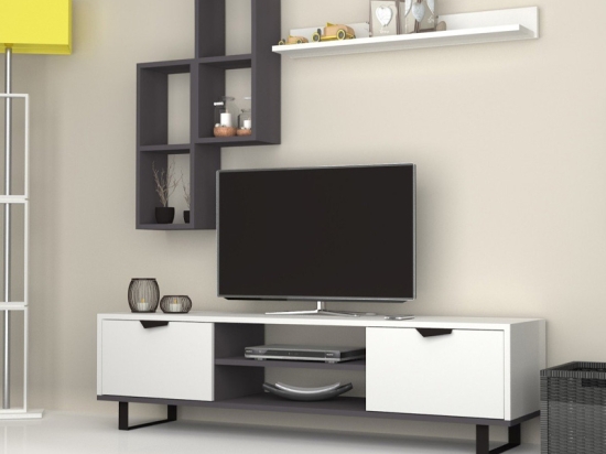 ΣΥΝΘΕΣΗ ΤΗΛΕΟΡΑΣΗΣ LONSA MEGAPAP ΧΡΩΜΑ ΛΕΥΚΟ 160X35X40ΕΚ.
