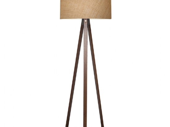 ΦΩΤΙΣΤΙΚΟ ΔΑΠΕΔΟΥ ROSLING MEGAPAP MDF/ΥΦΑΣΜΑ PVC ΧΡΩΜΑ ΚΑΡΥΔΙ/ΦΥΣΙΚΟ 38X38X140ΕΚ.