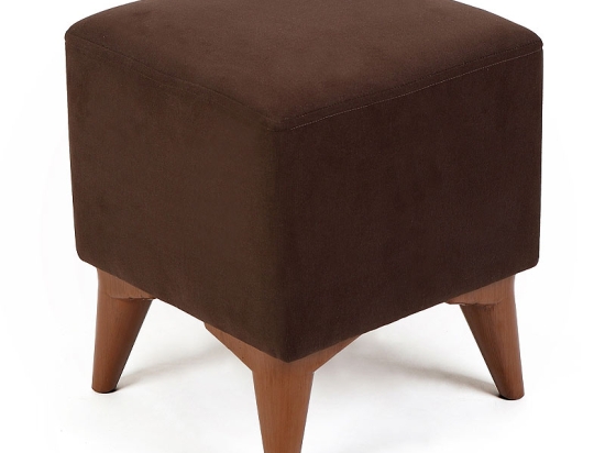 ΣΚΑΜΠΩ LIAM MEGAPAP ΥΦΑΣΜΑΤΙΝΟ ΧΡΩΜΑ ΣΚΟΥΡΟ ΚΑΦΕ 35X35X43ΕΚ.