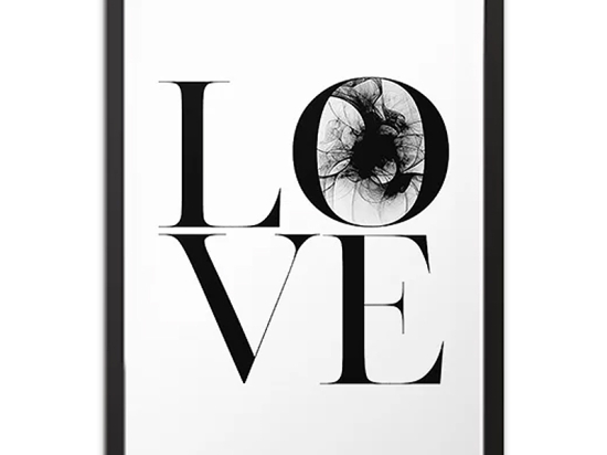ΠΙΝΑΚΑΣ "AMOUR" MEGAPAP 1 ΤΜΧ. ΣΕ ΠΛΑΙΣΙΟ 50X70X2ΕΚ.