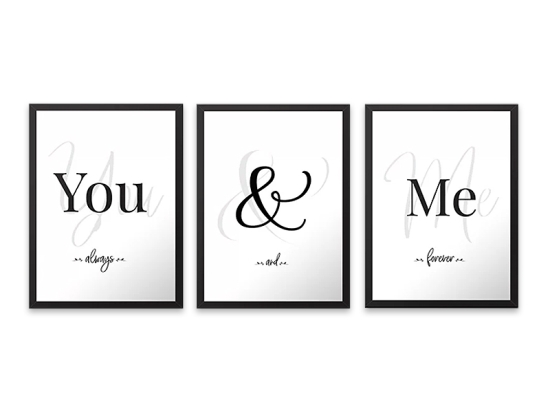 ΠΙΝΑΚΑΣ "TOGETHER" MEGAPAP 3 ΤΜΧ. ΣΕ ΠΛΑΙΣΙΟ 35X45X2ΕΚ.
