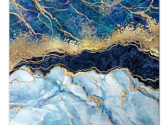 ΠΙΝΑΚΑΣ ΣΕ ΚΑΜΒΑ "DEEP BLUE" MEGAPAP ΨΗΦΙΑΚΗΣ ΕΚΤΥΠΩΣΗΣ 50X50X3ΕΚ.
