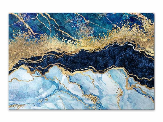 ΠΙΝΑΚΑΣ ΣΕ ΚΑΜΒΑ "DEEP BLUE" MEGAPAP ΨΗΦΙΑΚΗΣ ΕΚΤΥΠΩΣΗΣ 125X80X3ΕΚ.