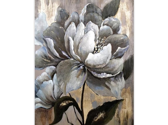 ΠΙΝΑΚΑΣ ΣΕ ΚΑΜΒΑ "WHITE MAGNOLIAS" MEGAPAP ΨΗΦΙΑΚΗΣ ΕΚΤΥΠΩΣΗΣ 60X90X3ΕΚ.