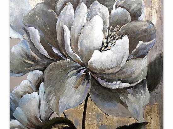 ΠΙΝΑΚΑΣ ΣΕ ΚΑΜΒΑ "WHITE MAGNOLIAS" MEGAPAP ΨΗΦΙΑΚΗΣ ΕΚΤΥΠΩΣΗΣ 50X50X3ΕΚ.