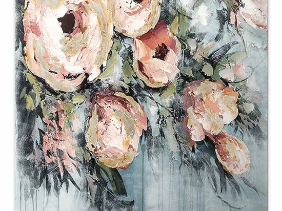 ΠΙΝΑΚΑΣ ΣΕ ΚΑΜΒΑ "ROSES" MEGAPAP ΨΗΦΙΑΚΗΣ ΕΚΤΥΠΩΣΗΣ 100X100X3ΕΚ.