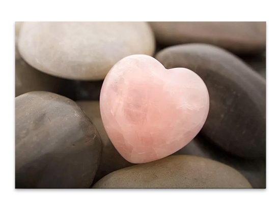 ΠΙΝΑΚΑΣ ΣΕ ΚΑΜΒΑ "STONE HEART" MEGAPAP ΨΗΦΙΑΚΗΣ ΕΚΤΥΠΩΣΗΣ 60X40X3ΕΚ.