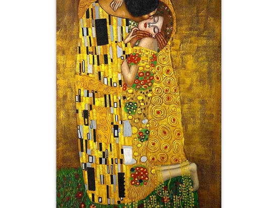 ΠΙΝΑΚΑΣ ΣΕ ΚΑΜΒΑ "THE KISS" MEGAPAP ΨΗΦΙΑΚΗΣ ΕΚΤΥΠΩΣΗΣ 40X60X3ΕΚ.