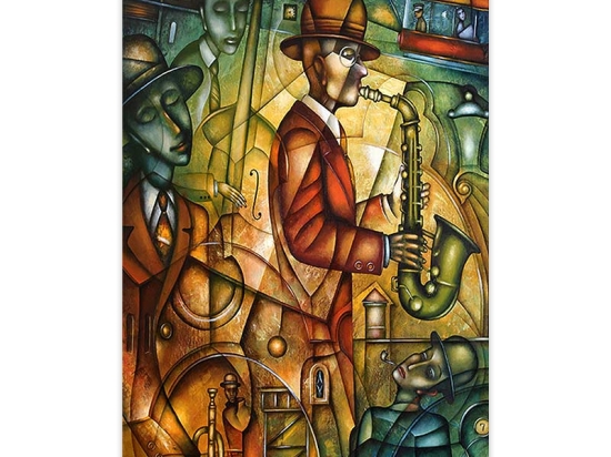 ΠΙΝΑΚΑΣ ΣΕ ΚΑΜΒΑ "STREET ARTISTS" MEGAPAP ΨΗΦΙΑΚΗΣ ΕΚΤΥΠΩΣΗΣ 50X75X3ΕΚ.