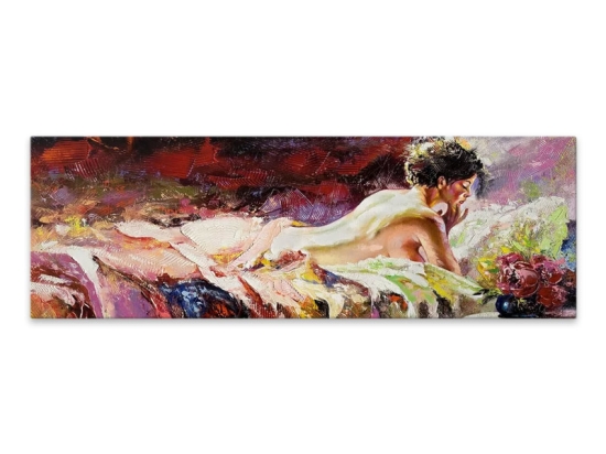 ΠΙΝΑΚΑΣ ΣΕ ΚΑΜΒΑ "NAKED GIRL" MEGAPAP ΨΗΦΙΑΚΗΣ ΕΚΤΥΠΩΣΗΣ 120X40X3ΕΚ.