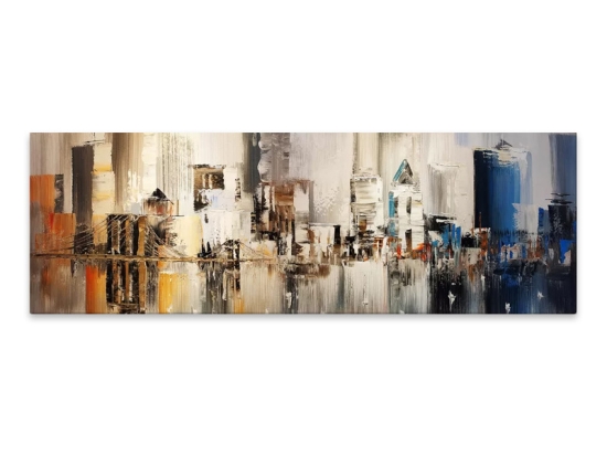 ΠΙΝΑΚΑΣ ΣΕ ΚΑΜΒΑ "CITY" MEGAPAP ΨΗΦΙΑΚΗΣ ΕΚΤΥΠΩΣΗΣ 140X70X3ΕΚ.