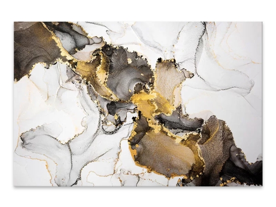 ΠΙΝΑΚΑΣ ΣΕ ΚΑΜΒΑ "ABSTRACT GOLDEN DREAM" MEGAPAP ΨΗΦΙΑΚΗΣ ΕΚΤΥΠΩΣΗΣ 100X70X3ΕΚ.