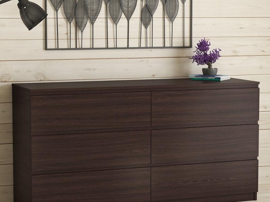 ΣΥΡΤΑΡΙΕΡΑ ΜΕΛΑΜΙΝΗΣ MAURO MEGAPAP ΧΡΩΜΑ WENGE 138X40X70ΕΚ.