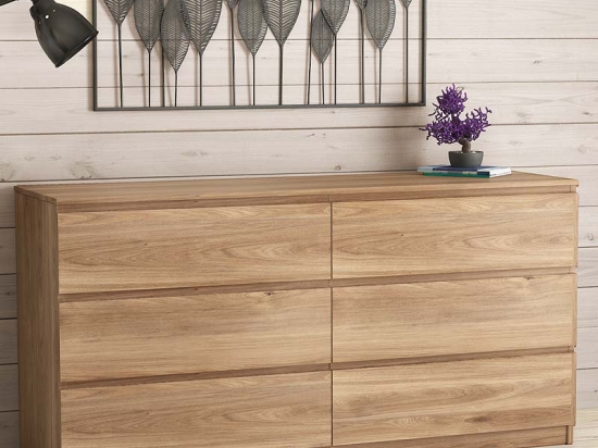 ΣΥΡΤΑΡΙΕΡΑ ΜΕΛΑΜΙΝΗΣ MAURO MEGAPAP ΧΡΩΜΑ HONEY OAK 138X40X70ΕΚ.