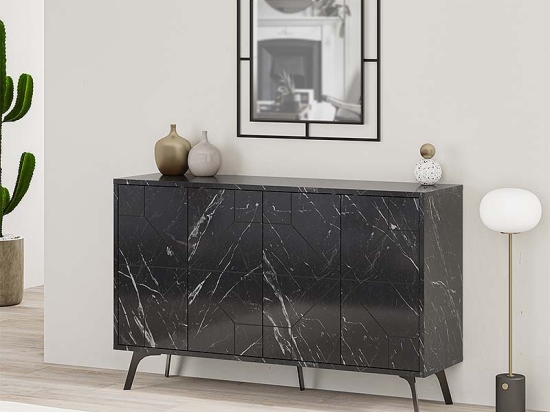 ΜΠΟΥΦΕΣ DUNE MEGAPAP ΧΡΩΜΑ ΜΑΥΡΟ ΕΦΕ ΜΑΡΜΑΡΟΥ 123X35X77,4ΕΚ.