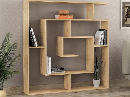 ΒΙΒΛΙΟΘΗΚΗ LABIRENT MEGAPAP ΧΡΩΜΑ ΦΥΣΙΚΟ ΟΞΙΑΣ 125X22X129ΕΚ.