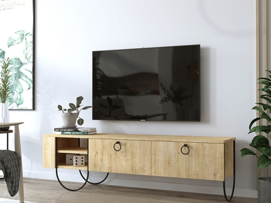ΕΠΙΠΛΟ ΤΗΛΕΟΡΑΣΗΣ NORFOLK MEGAPAP ΧΡΩΜΑ ΦΥΣΙΚΟ ΟΞΙΑΣ 151X35X43ΕΚ.