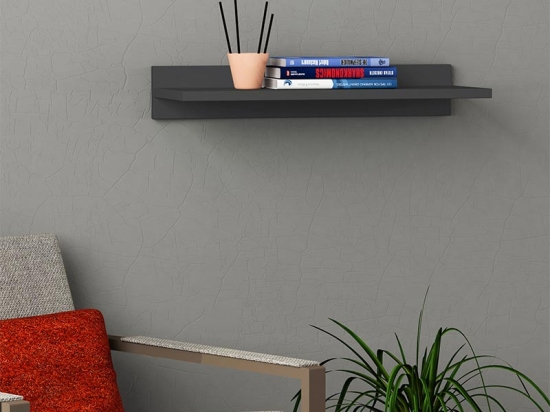 ΡΑΦΙΕΡΑ ΤΟΙΧΟΥ SIMPLE MEGAPAP ΧΡΩΜΑ ΑΝΘΡΑΚΙ 60X24X10ΕΚ.