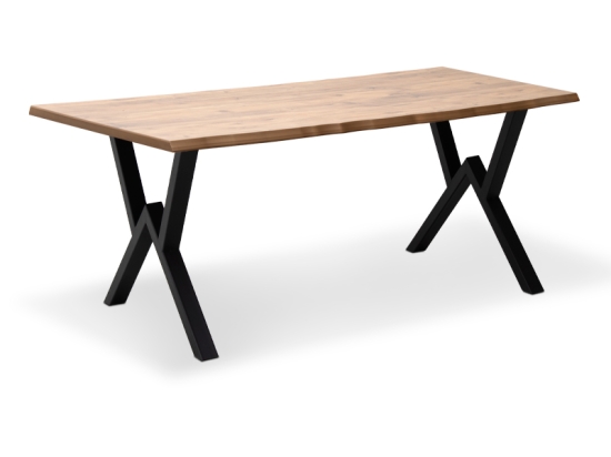 ΤΡΑΠΕΖΙ WALTER MEGAPAP MDF - ΜΕΤΑΛΛΙΚΟ ΧΡΩΜΑ ΑΚΑΚΙΑΣ 140X80X75ΕΚ.