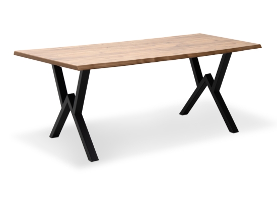 ΤΡΑΠΕΖΙ WALTER MEGAPAP MDF - ΜΕΤΑΛΛΙΚΟ ΧΡΩΜΑ ΑΚΑΚΙΑΣ 160X80X75ΕΚ.