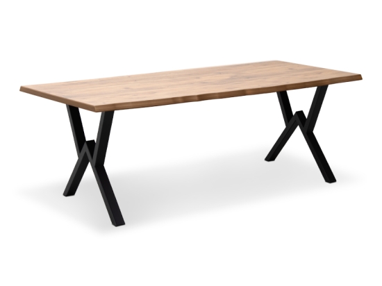 ΤΡΑΠΕΖΙ WALTER MEGAPAP MDF - ΜΕΤΑΛΛΙΚΟ ΧΡΩΜΑ ΑΚΑΚΙΑΣ 200X100X75ΕΚ.