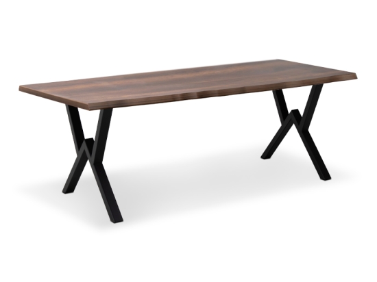ΤΡΑΠΕΖΙ WALTER MEGAPAP MDF - ΜΕΤΑΛΛΙΚΟ ΧΡΩΜΑ ΚΑΡΥΔΙ 200X100X75ΕΚ.