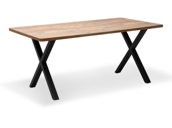 ΤΡΑΠΕΖΙ JEREMY MEGAPAP MDF - ΜΕΤΑΛΛΙΚΟ ΧΡΩΜΑ ΑΚΑΚΙΑΣ 140X80X75ΕΚ.