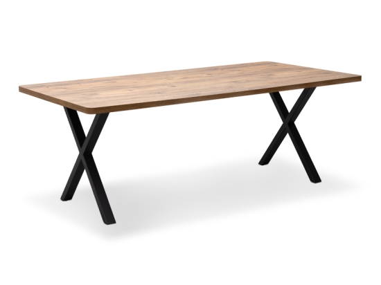 ΤΡΑΠΕΖΙ JEREMY MEGAPAP MDF - ΜΕΤΑΛΛΙΚΟ ΧΡΩΜΑ ΑΚΑΚΙΑΣ 200X100X75ΕΚ.