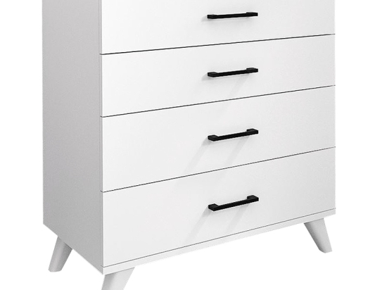 ΣΥΡΤΑΡΙΕΡΑ ΜΕΛΑΜΙΝΗΣ DACOTA MEGAPAP ΧΡΩΜΑ ΛΕΥΚΟ 76X44X86,4ΕΚ.