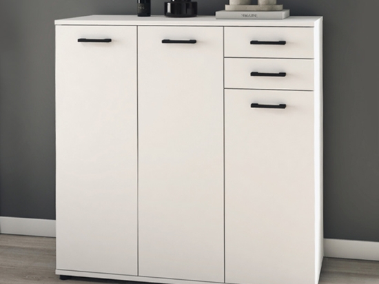 ΠΑΠΟΥΤΣΟΘΗΚΗ - ΝΤΟΥΛΑΠΙ POLLY MEGAPAP ΧΡΩΜΑ ΛΕΥΚΟ 108X35X108ΕΚ.