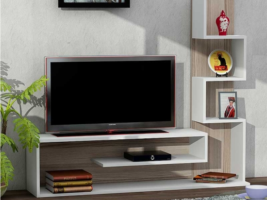 ΕΠΙΠΛΟ ΤΗΛΕΟΡΑΣΗΣ METENI MEGAPAP ΧΡΩΜΑ ΛΕΥΚΟ - CORDOBA 149,5X29,5X120ΕΚ.