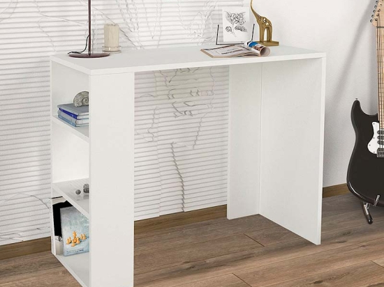 ΓΡΑΦΕΙΟ ΕΡΓΑΣΙΑΣ NETENIA MEGAPAP ΧΡΩΜΑ ΛΕΥΚΟ 90X40X74ΕΚ.