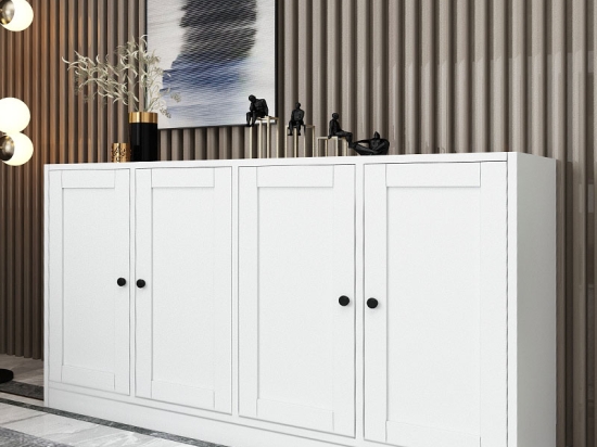 ΜΠΟΥΦΕΣ FELIX MEGAPAP ΧΡΩΜΑ ΛΕΥΚΟ 129X40X71,4ΕΚ.