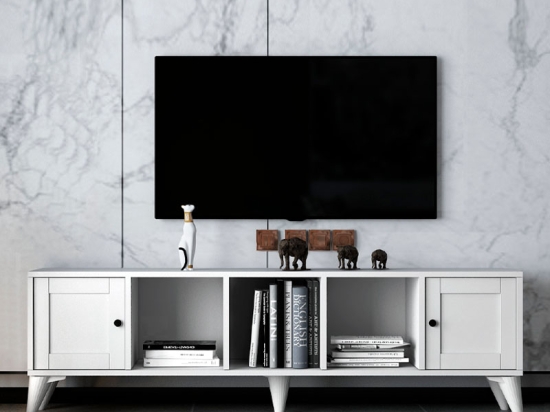 ΕΠΙΠΛΟ ΤΗΛΕΟΡΑΣΗΣ FELIX MEGAPAP ΧΡΩΜΑ ΛΕΥΚΟ 160,8X30X48,6ΕΚ.
