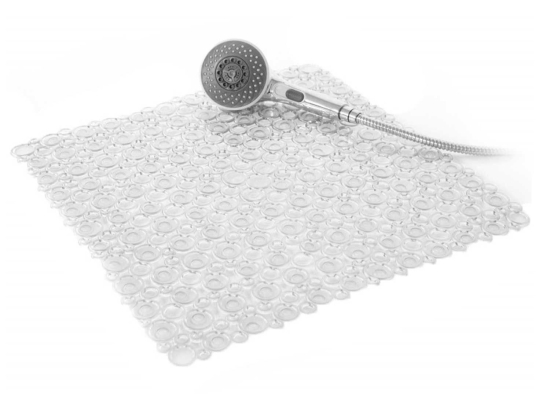 Πατάκι Αντιολισθητικό Rings 00274.001 Clear 54Χ54 54x54cm PVC